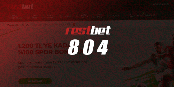 Restbet 804 Giriş